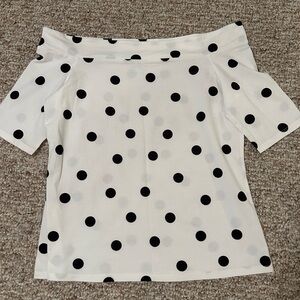 LOFT polka dot top